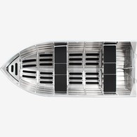 সব ঢালাই 14 ফুট অ্যালুমিনিয়াম নৌকা