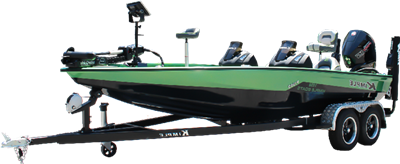 19 ফুট অ্যালুমিনিয়াম স্ট্রিম-লাইন বাস নৌকা